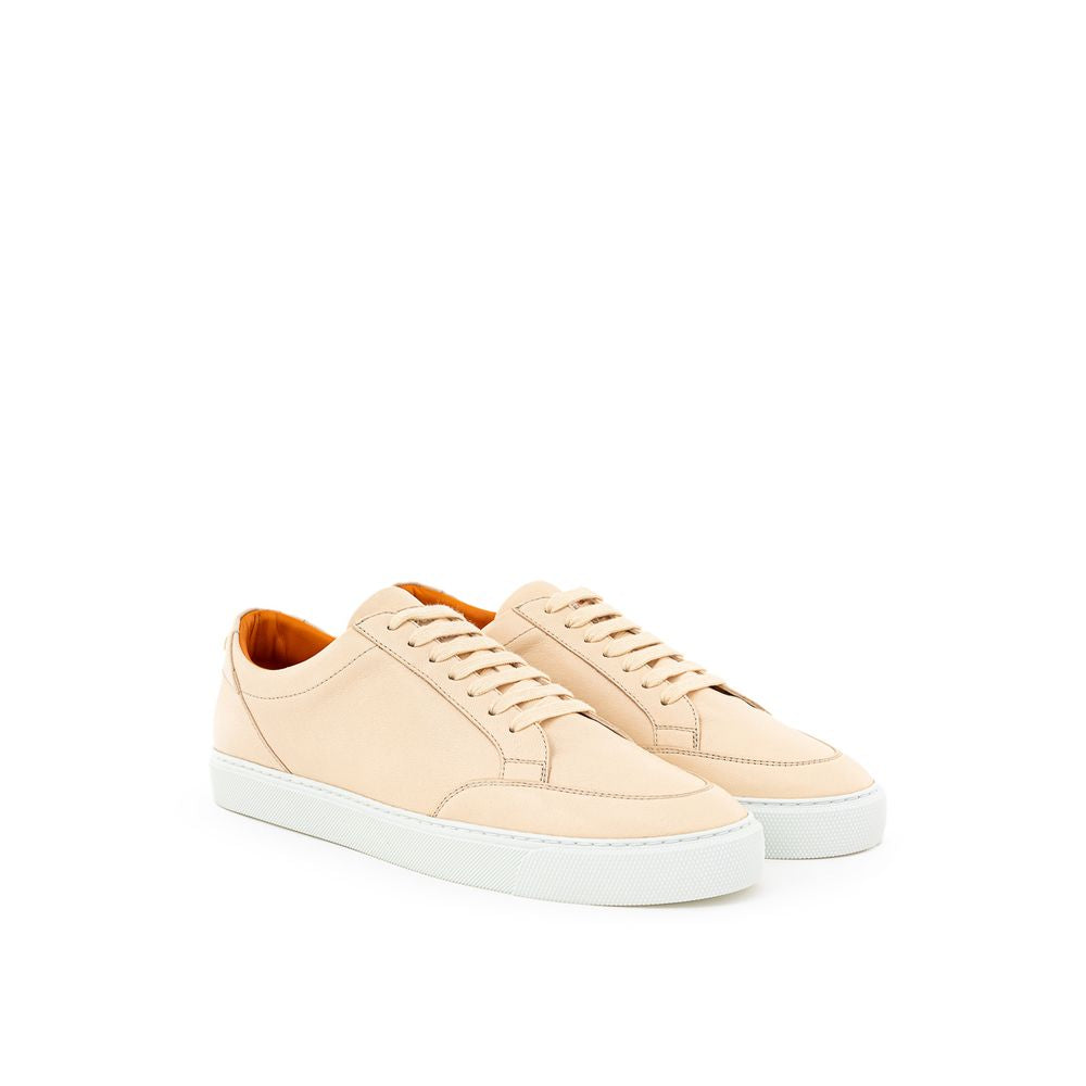Розови кожени маратонки Burberry