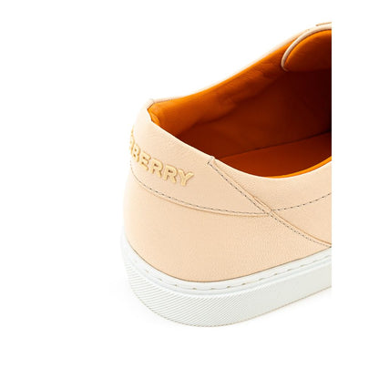 Розови кожени маратонки Burberry