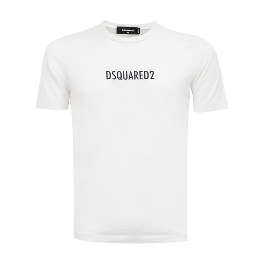 Dsquared² Елегантен бял памучен топ за стилни жени