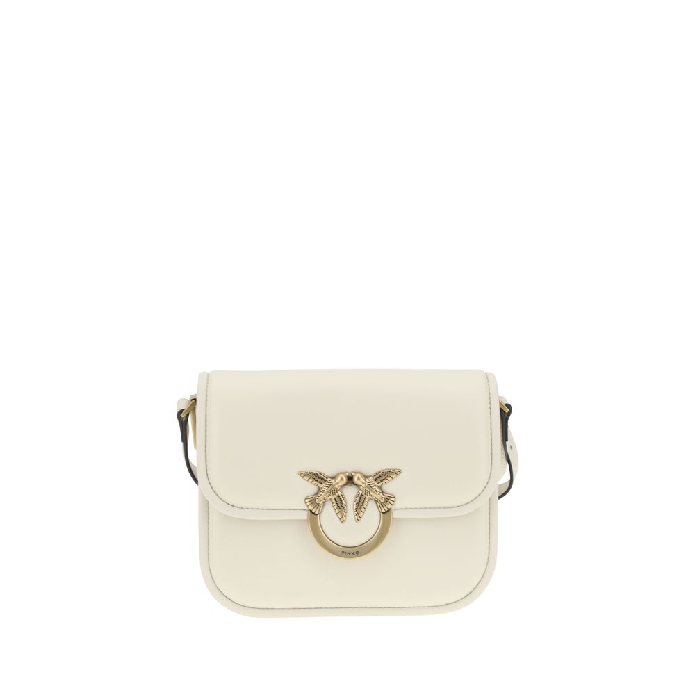 PINKO Love Leather Shoulder Bag