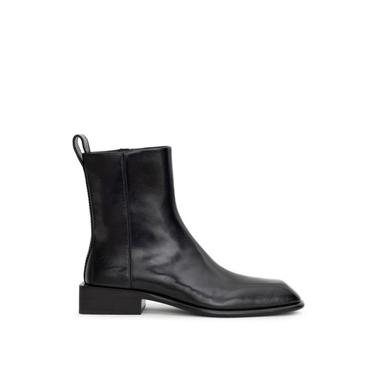 Черен кожен ботуш Alexander Wang