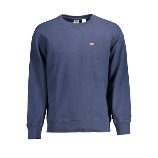 Син памучен мъжки пуловер Levi's