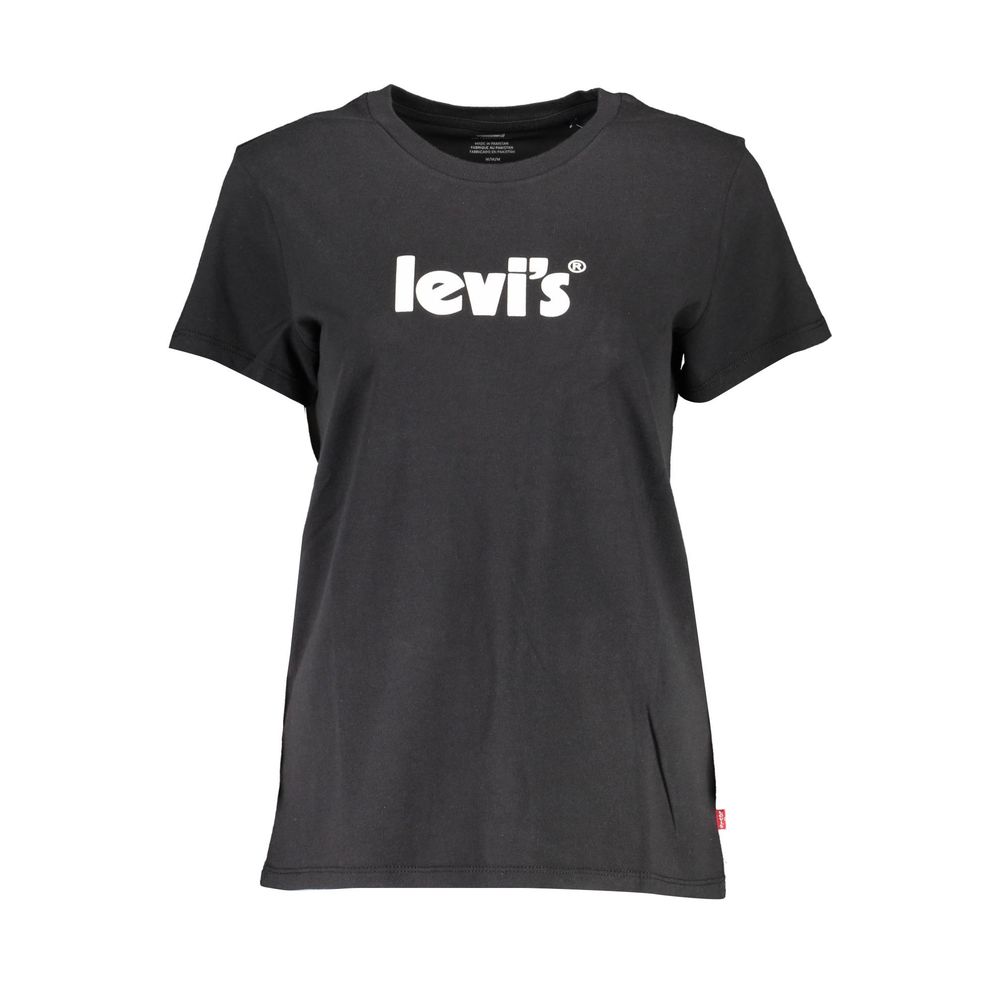 Черни памучни горнища и тениска Levi's