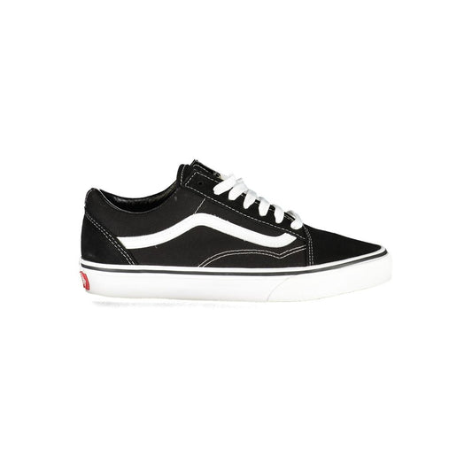 Черни кожени мъжки маратонки Vans