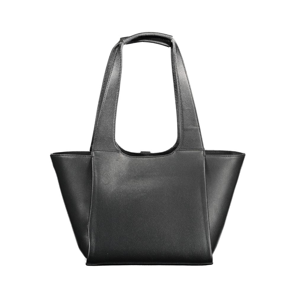 Tommy Hilfiger – Schwarze Handtasche aus Polyethylen für Damen
