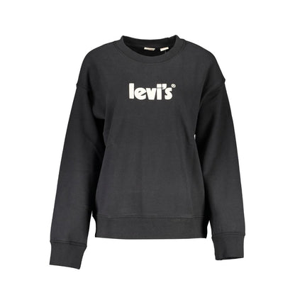 Черен памучен дамски пуловер Levi's
