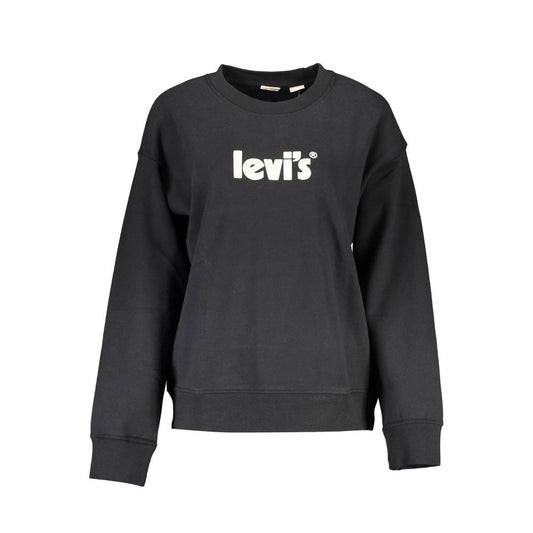 Черен памучен дамски пуловер Levi's