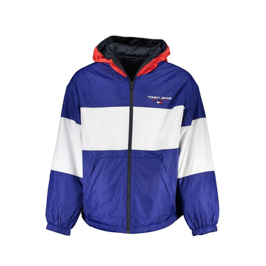 Tommy Hilfiger синьо полиестерно мъжко двустранно яке