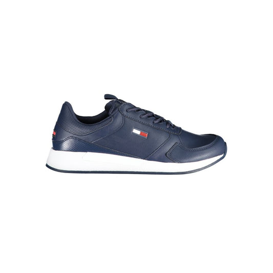 Сини полиетиленови мъжки маратонки Tommy Hilfiger