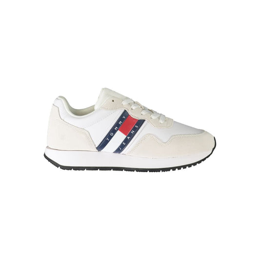 Бели полиестерни кецове Tommy Hilfiger