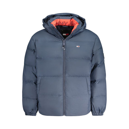 Синьо полиестерно мъжко яке Tommy Hilfiger