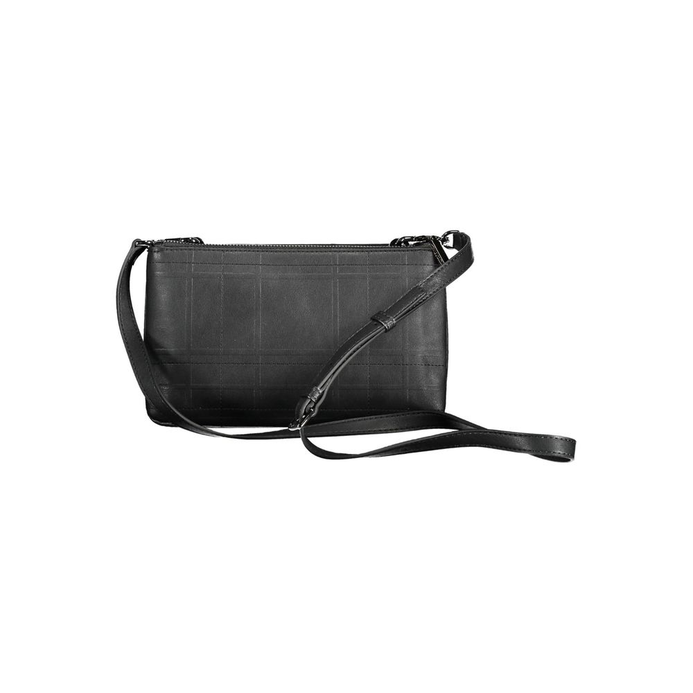 Calvin Klein – Schwarze Handtasche aus Polyester für Damen