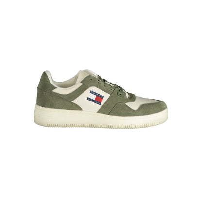 Tommy Hilfiger – Grüne Polyester-Sneaker