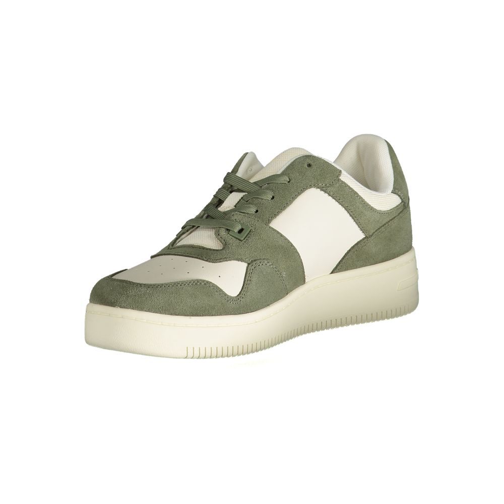 Tommy Hilfiger – Grüne Polyester-Sneaker