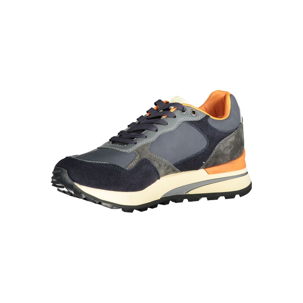 Blauer, blauer Polyester-Sneaker