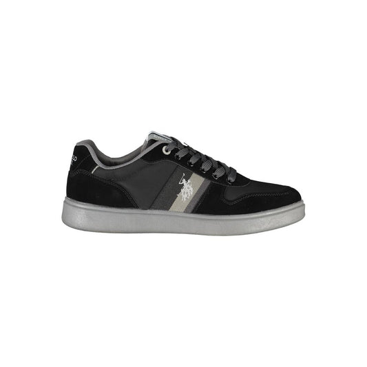 US POLO ASSN. Черни полиетиленови мъжки кецове