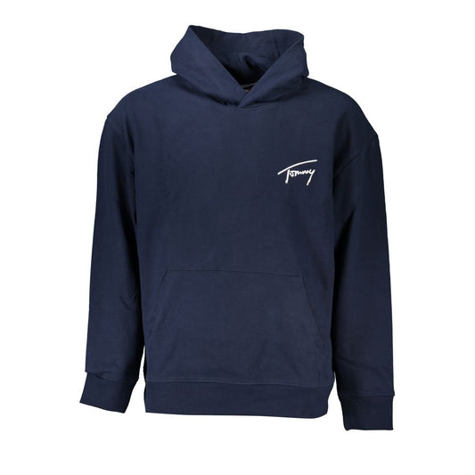 Tommy Hilfiger Екологичен син суичър с качулка