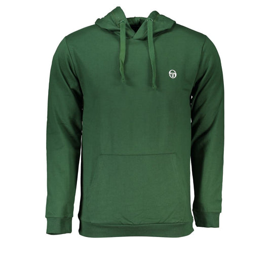 Зелен памучен пуловер Sergio Tacchini