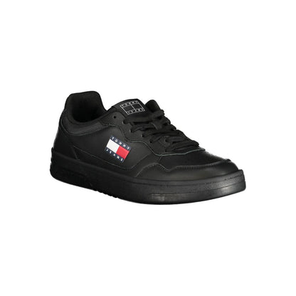 Черни полиетиленови мъжки кецове Tommy Hilfiger