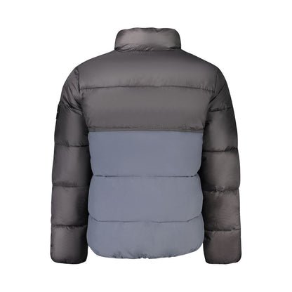 Синьо полиестерно мъжко яке Calvin Klein