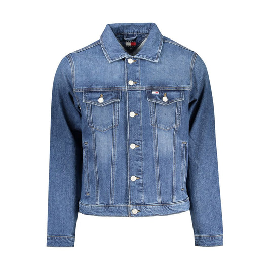 Синьо памучно мъжко яке Tommy Hilfiger