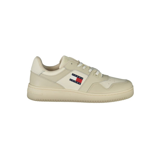 Бежови кожени мъжки маратонки Tommy Hilfiger