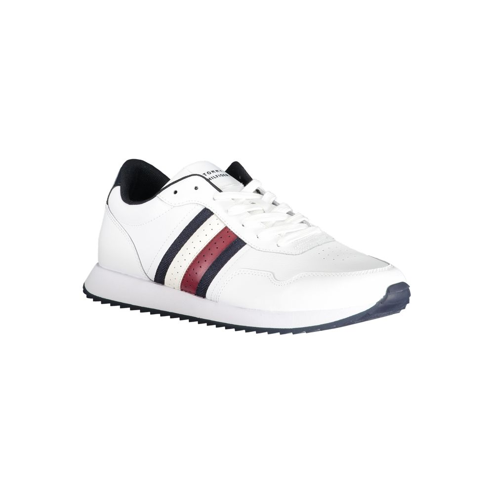 Бели полиестерни кецове Tommy Hilfiger