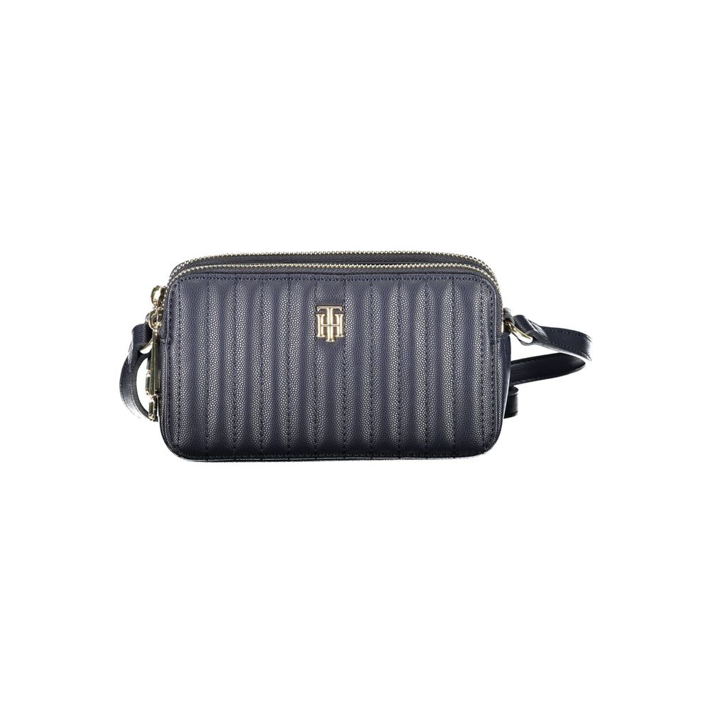 Синя полиетиленова дамска чанта Tommy Hilfiger