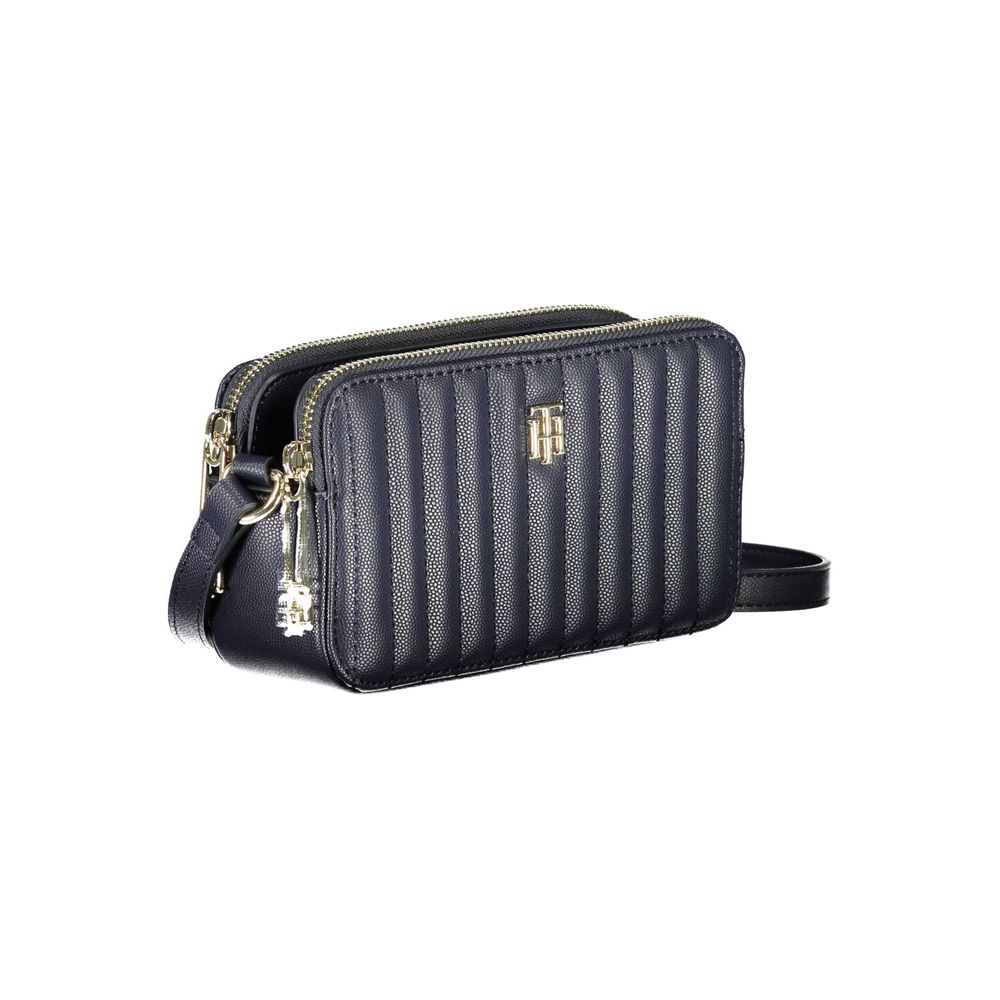 Синя полиетиленова дамска чанта Tommy Hilfiger