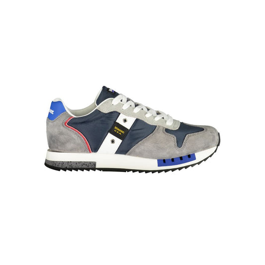 Blauer Gray Leather Men Sneaker