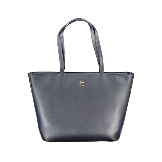 Синя полиестерна чанта Tommy Hilfiger