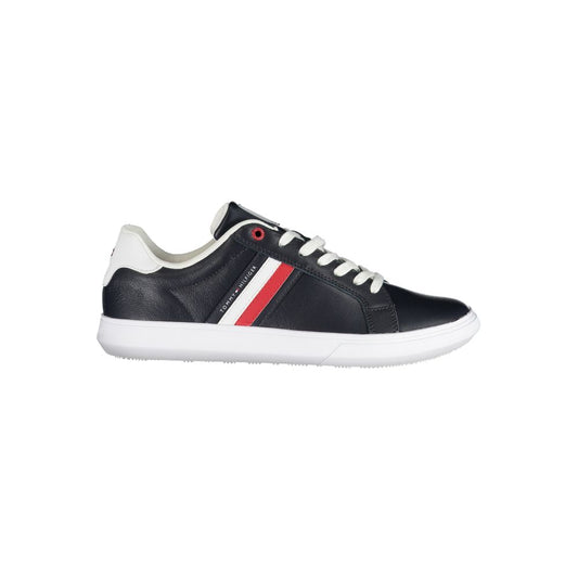 Tommy Hilfiger Елегантни сини кецове с връзки и контрастни детайли