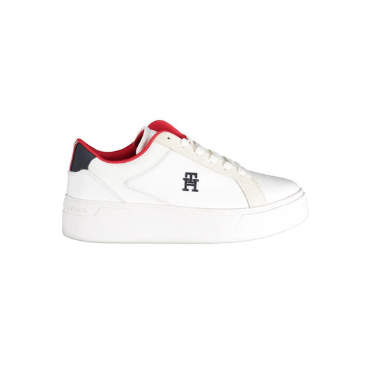 Бели полиестерни кецове Tommy Hilfiger