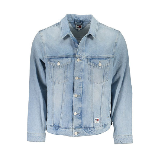 Светло синьо памучно яке Tommy Hilfiger