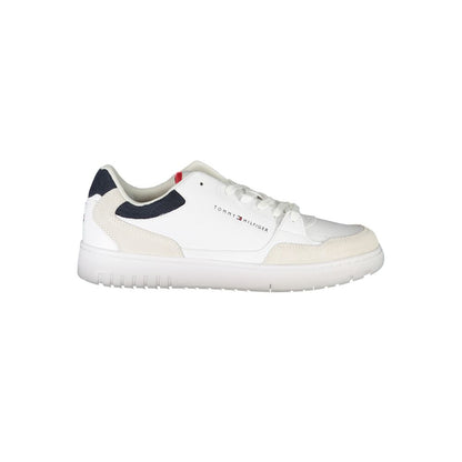 Tommy Hilfiger – Weiße Leder-Sneaker für Herren