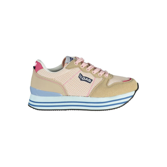Sneaker aus Polyester in Gasrosa
