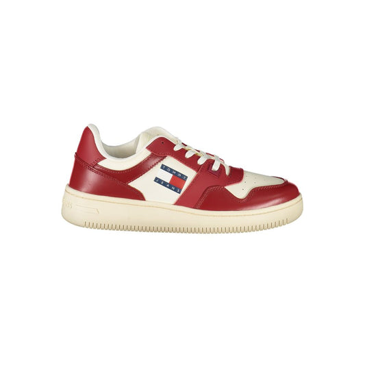 Червени кожени дамски кецове Tommy Hilfiger