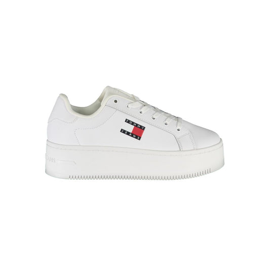 Бели полиестерни кецове Tommy Hilfiger
