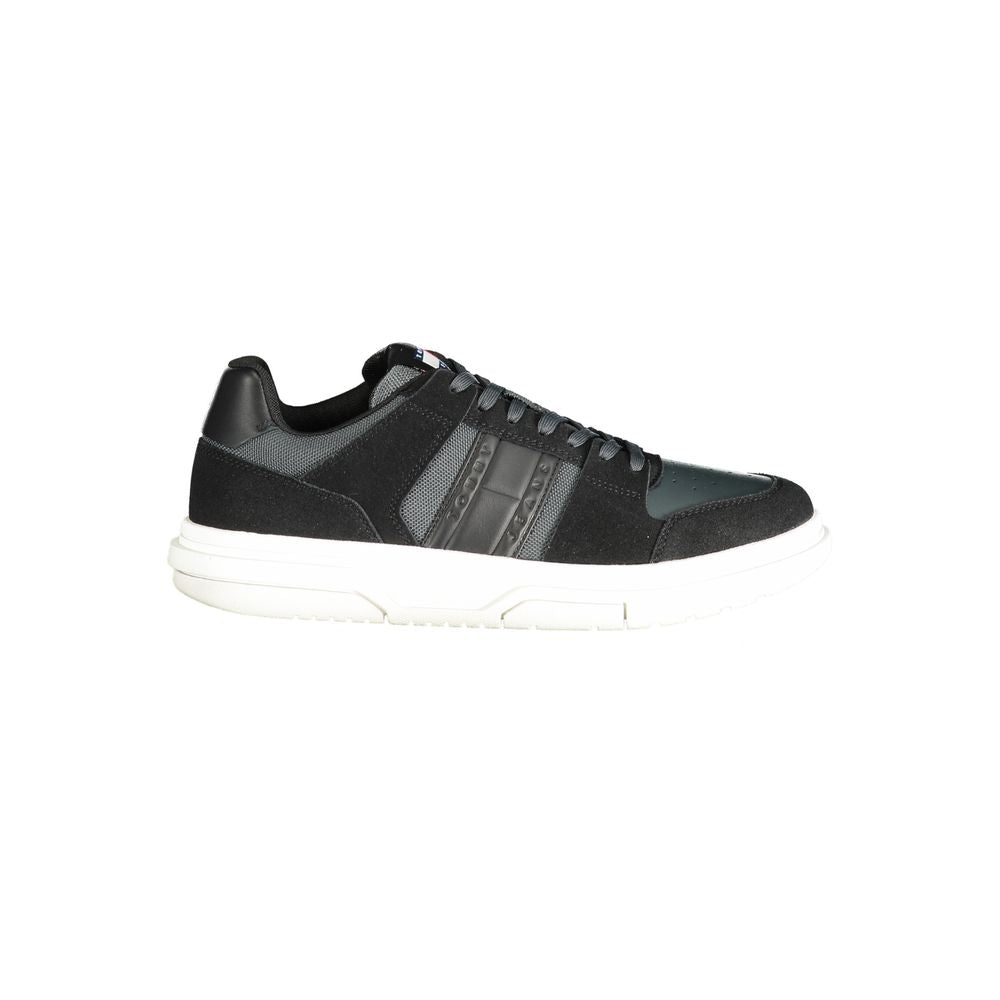 Tommy Hilfiger – Schwarze Polyester-Sneaker