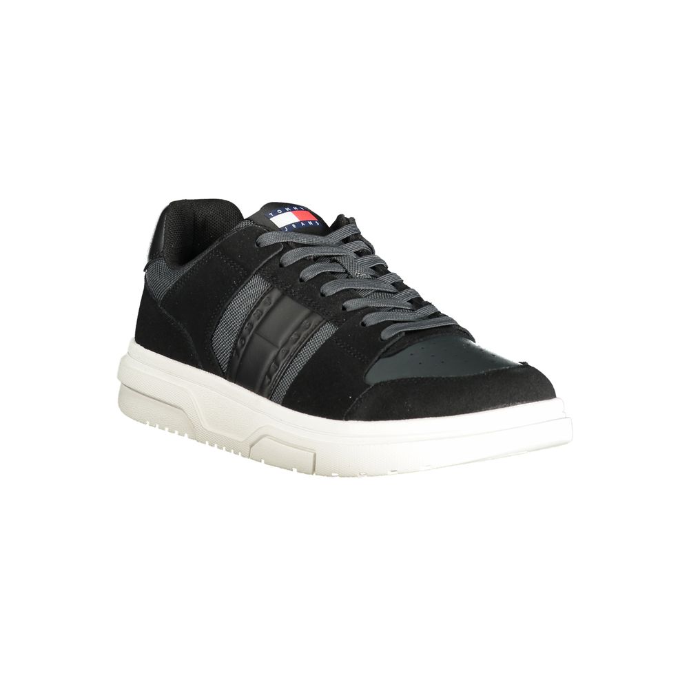Tommy Hilfiger – Schwarze Polyester-Sneaker