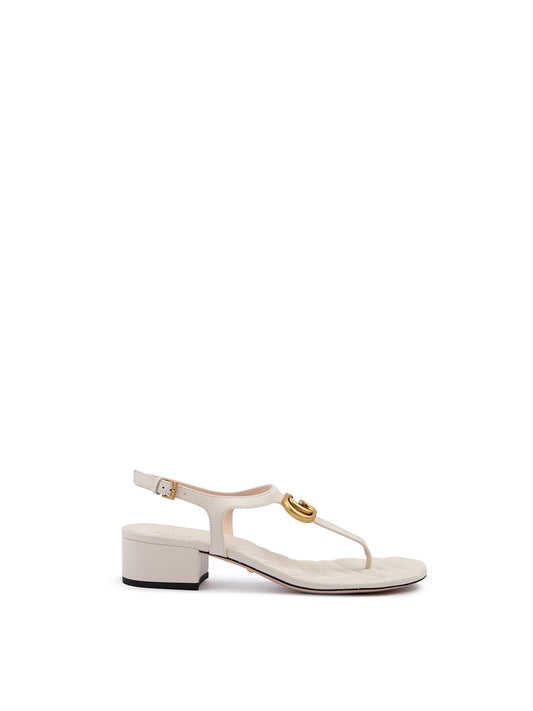Кожени сандали Gucci Mystic White Nappa Charlotte