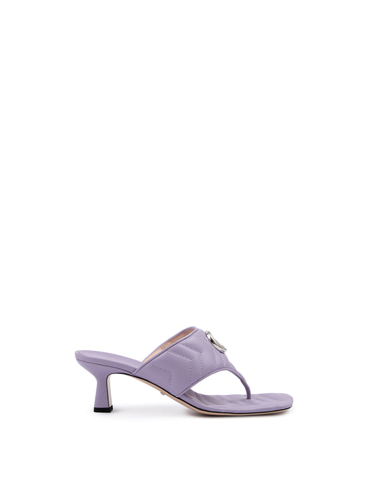 Кожени сандали Gucci Mystic Purple Nappa Charlotte