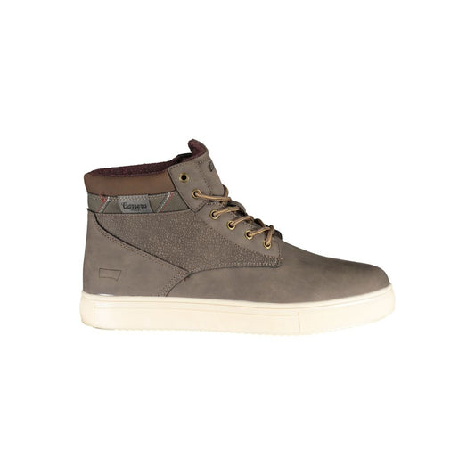 Carrera Chic кафяви ботуши с връзки и контрастни детайли