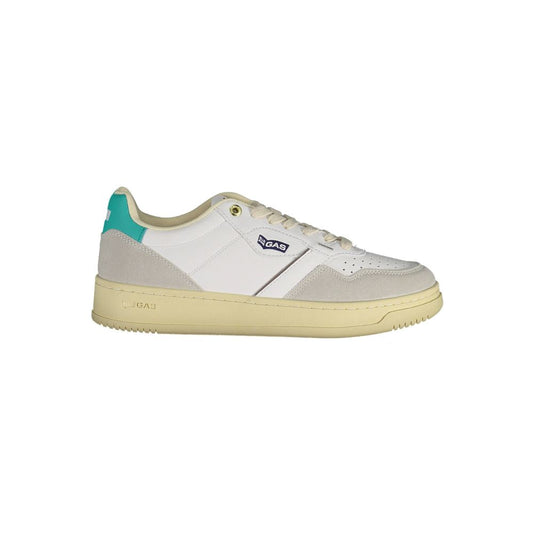 Sneaker aus Kunstleder in Gasweiß