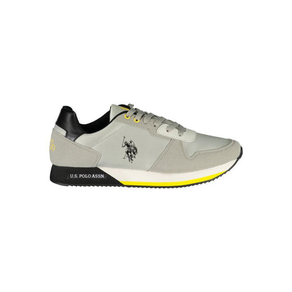 US POLO ASSN. Сиви полиестерни мъжки кецове