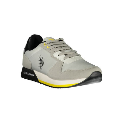 US POLO ASSN. Сиви полиестерни мъжки кецове