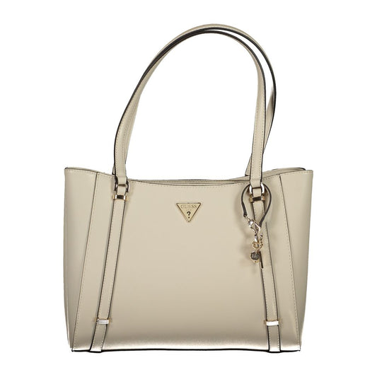 Guess Jeans Beige Polyethylene Women Handbag