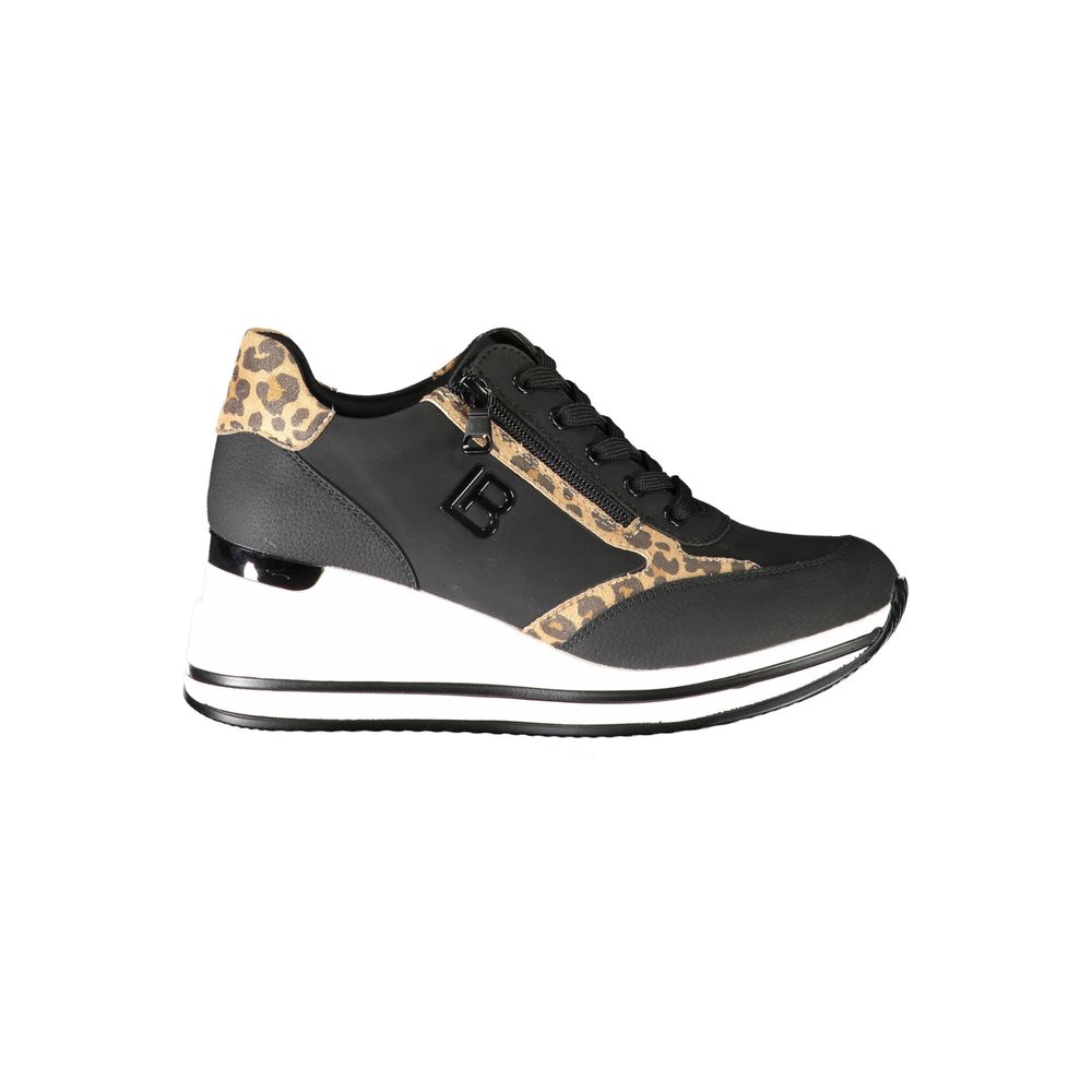 Laura Biagiotti – Schwarzer Polyester-Sneaker