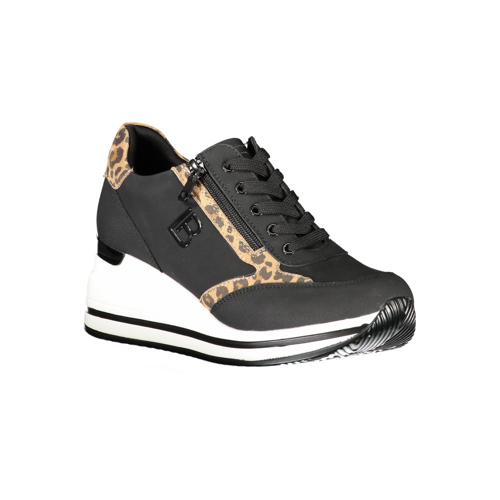 Laura Biagiotti – Schwarzer Polyester-Sneaker