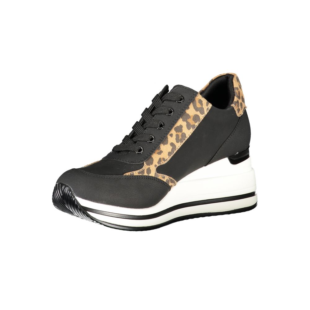 Laura Biagiotti – Schwarzer Polyester-Sneaker